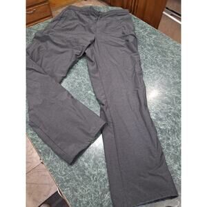 Stormpack Fleece Lined Gray Pants Windproof Outerwear Winter Sz L Snow Cozy Warm